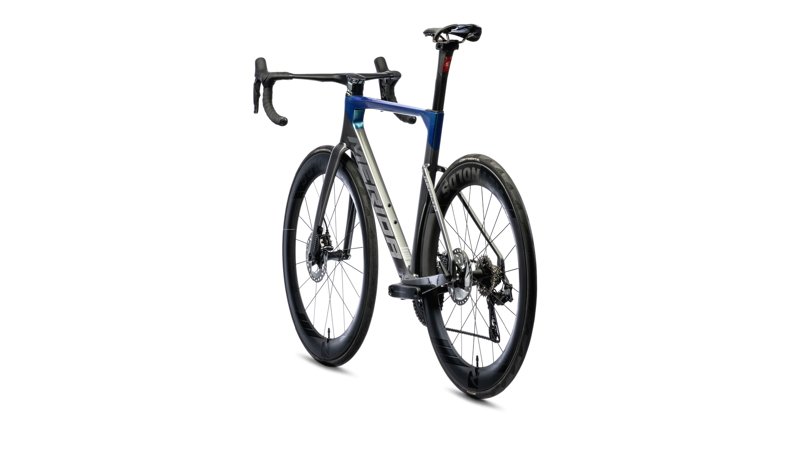 Merida - Reacto 9000 Road Race Aero Bike in Silver Blue-4